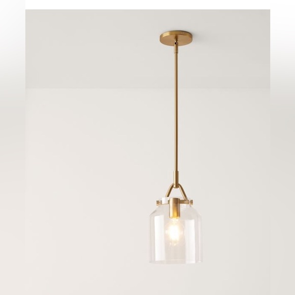 West Elm gold pendant light - Henry pendant - new in box - Picture 1 of 3